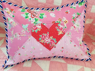 Load image into Gallery viewer, Pattern, Love Letter Pillow Cover / MINI Quilt by Ellis &amp; Higgs (digital download)