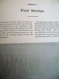 Book, Instructions for Art Embroidery and Lace Work, Singer 1941
