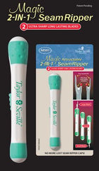 Load image into Gallery viewer, Seam Ripper,  2 in 1 Magic Retractable - TEAL