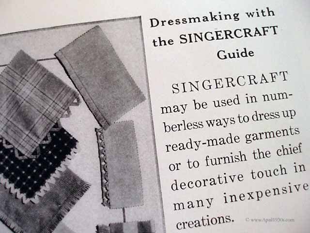 Machine Sewing Book, Singer 1948-1950