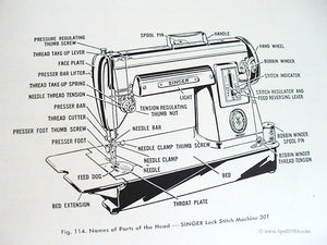 Machine Sewing Book, Singer 1957