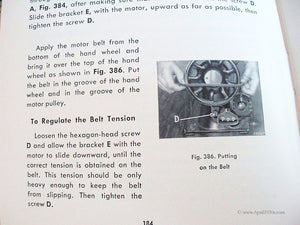 Machine Sewing Book, Singer 1953-1955