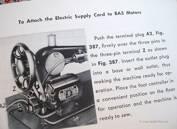 Machine Sewing Book, Singer 1953-1955