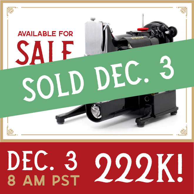 Singer Featherweight 222K Sewing Machine - EL183*** - 1956