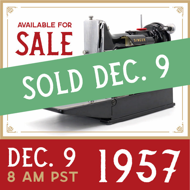 Singer Featherweight 221 Sewing Machine, AM673*** - 1957