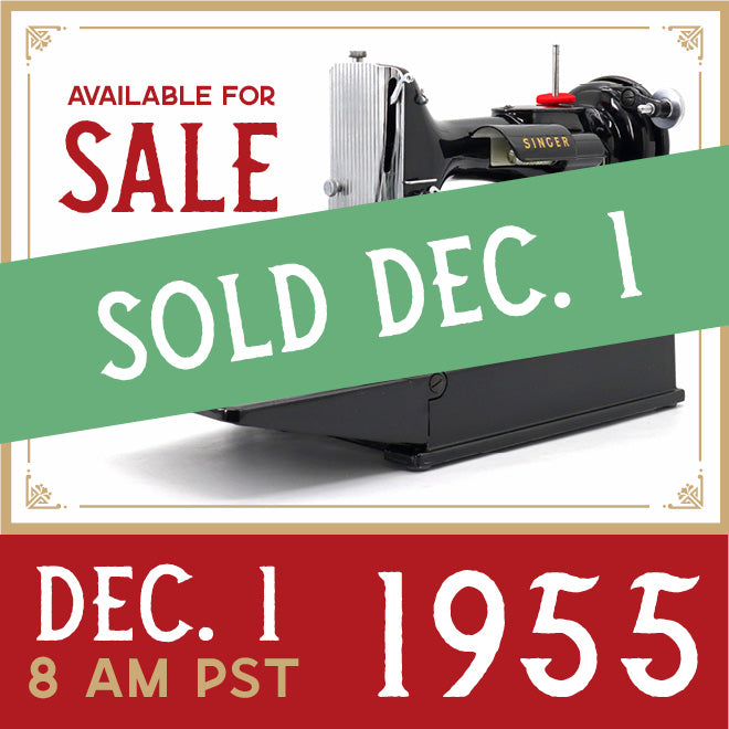 Singer Featherweight 221 Sewing Machine, AL9488** - 1955