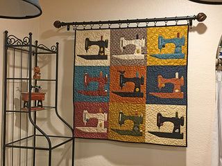 Load image into Gallery viewer, PATTERN, FLOCK OF SINGERS Wall-Hanging Quilt