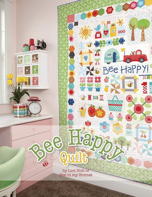 PATTERN BOOK, Bee Happy Quilt by Lori Holt
