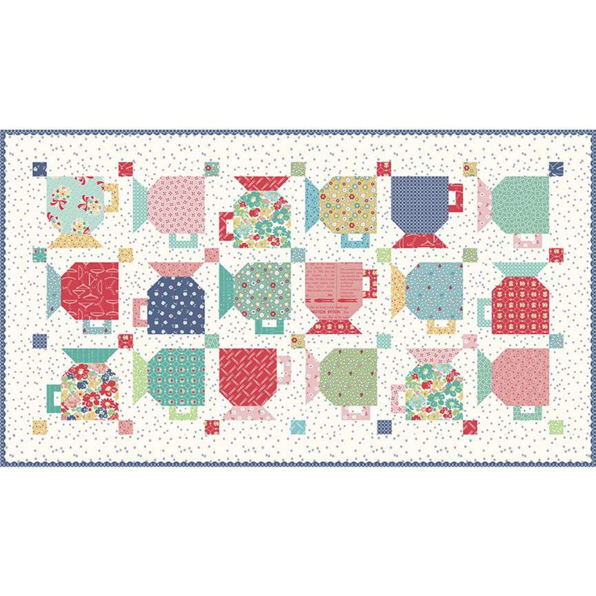 PATTERN, GOOD MORNING MUG Table Runner Quilt Pattern by Lori Holt of Bee in my Bonnet