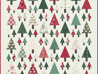 Load image into Gallery viewer, old fashioned christmas plaid pines quilt