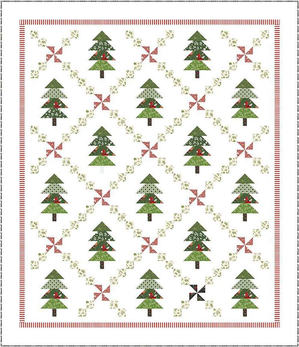 Peppermint Pines Quilt