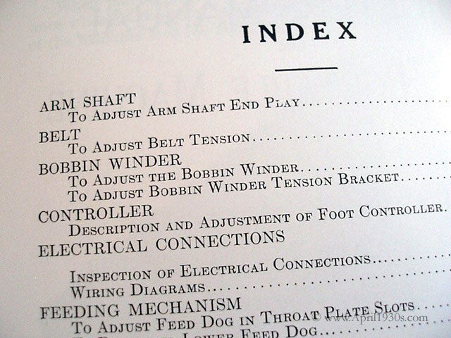 index of the adjusters manual