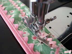 singer featherweight embroidery guide attachment