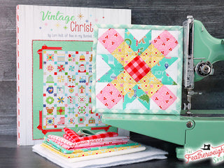 Load image into Gallery viewer, KIT, Vintage Christmas Hotpad (Pattern Book Optional)