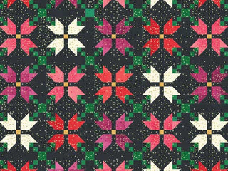 Load image into Gallery viewer, christmas poinsettia quilt