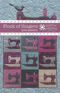 PATTERN, FLOCK OF SINGERS Wall-Hanging Quilt