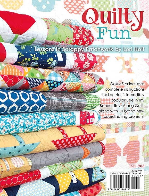 PATTERN BOOK, Quilty Fun - Lessons in Scrappy Patchwork by Lori Holt