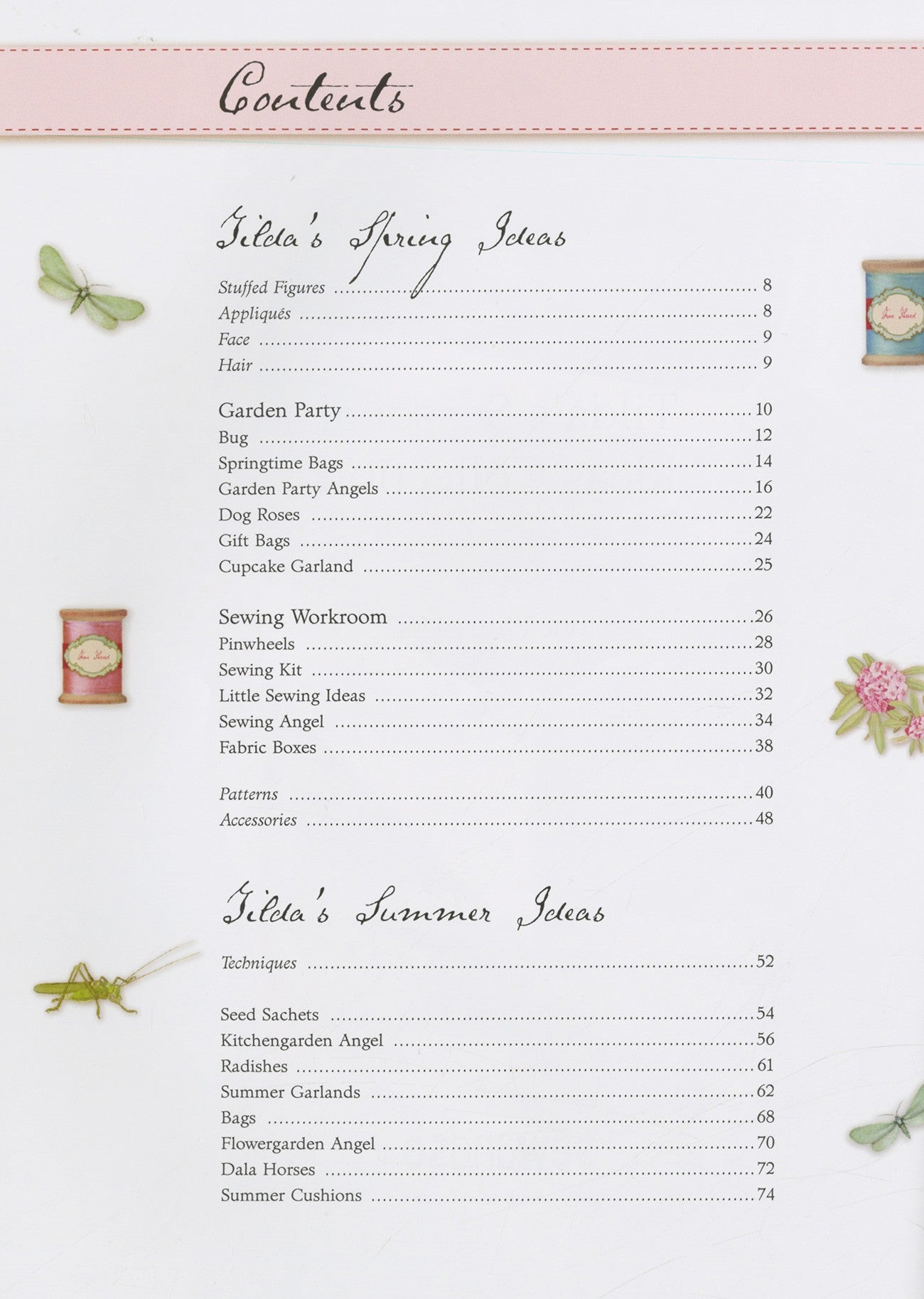 PATTERN BOOK, Tilda's Seasonal Ideas Collection