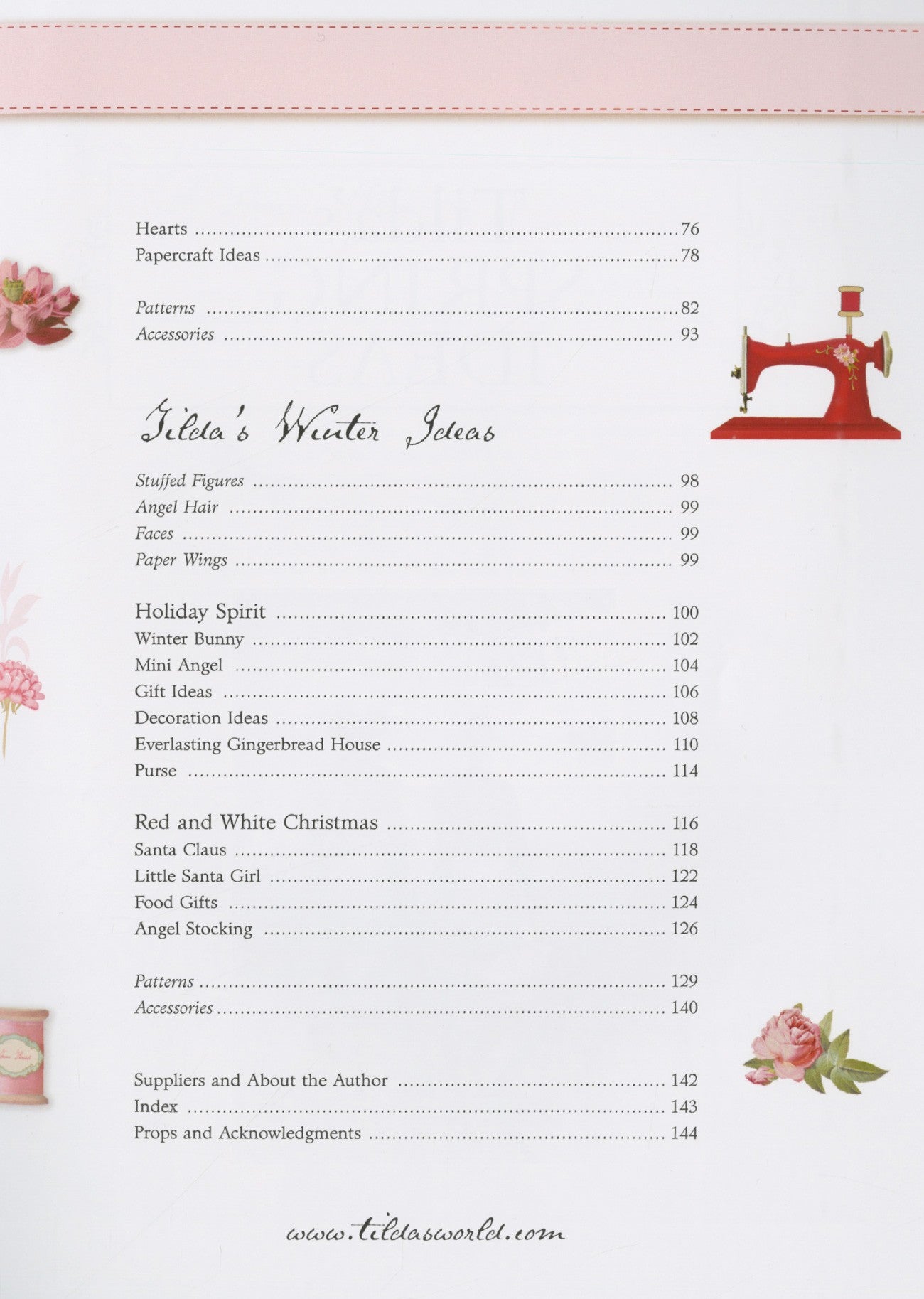 PATTERN BOOK, Tilda's Seasonal Ideas Collection