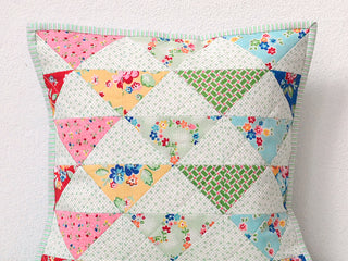 Load image into Gallery viewer, Pattern, Rainbow Geese Pillow Cover / MINI Quilt by Ellis &amp; Higgs (digital download)