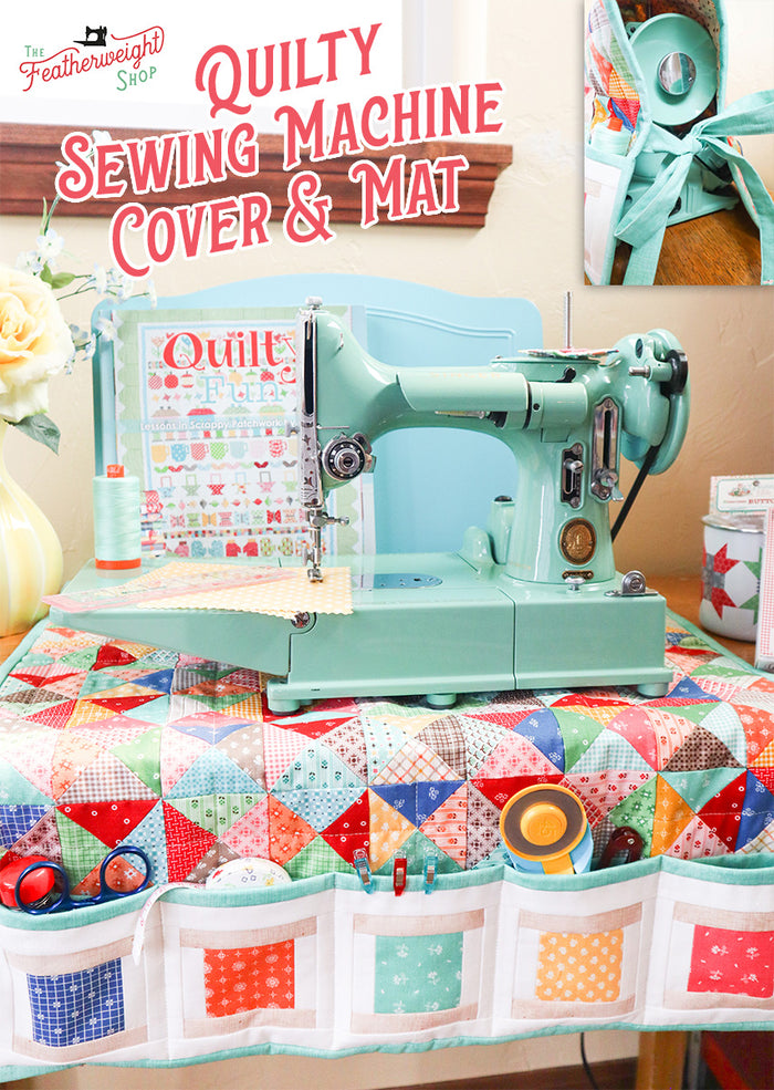 KIT, Quilty Sewing Machine Cover & Mat + COMPLETE PATTERN BOOK by Lori ...