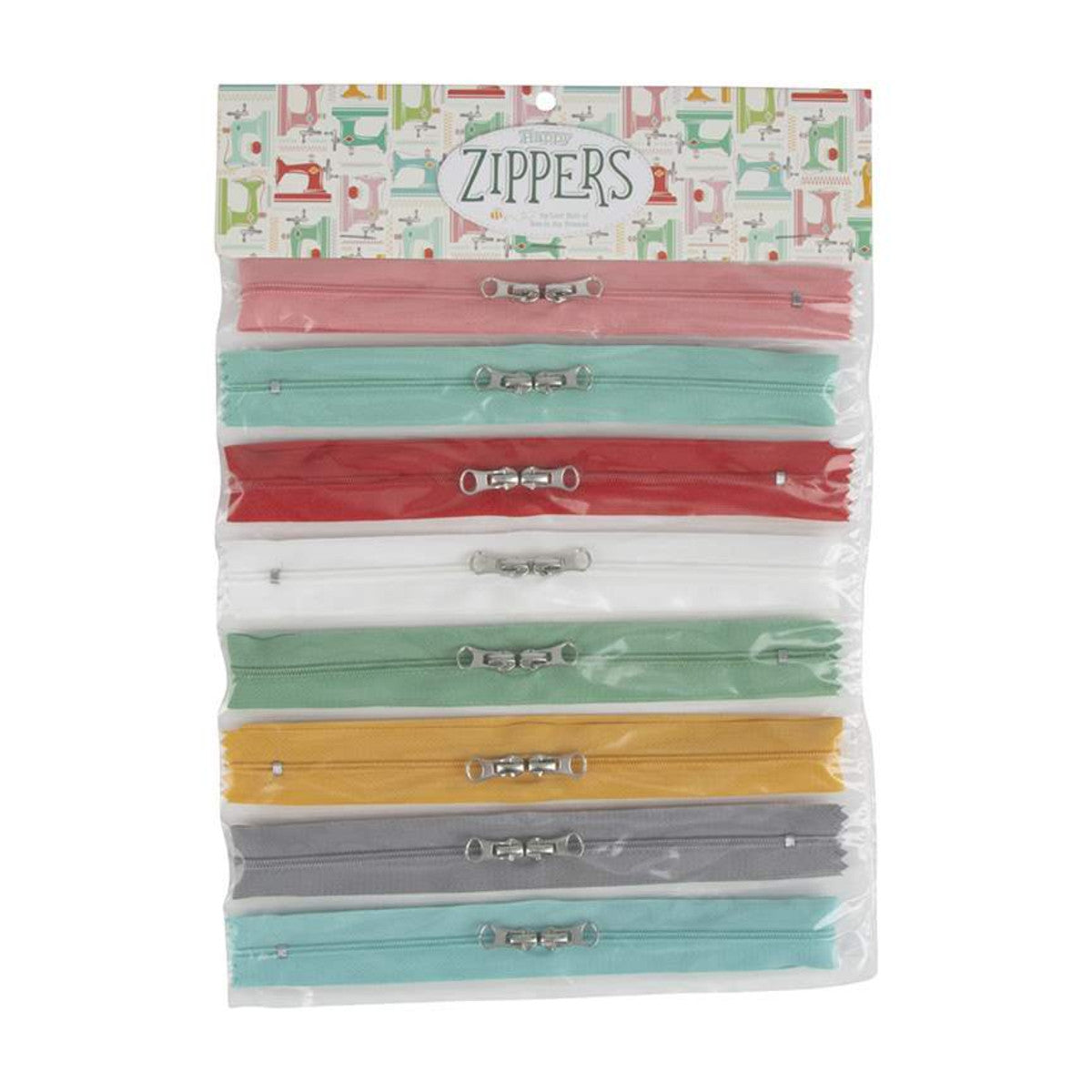 Happy Zippers by Lori Holt - Set of 8