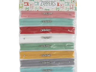 Load image into Gallery viewer, Happy Zippers by Lori Holt - Set of 8
