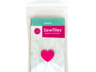 Load image into Gallery viewer, Sewtites Magnetic Sewing Pins - Tula Pink Hearts 5 Count