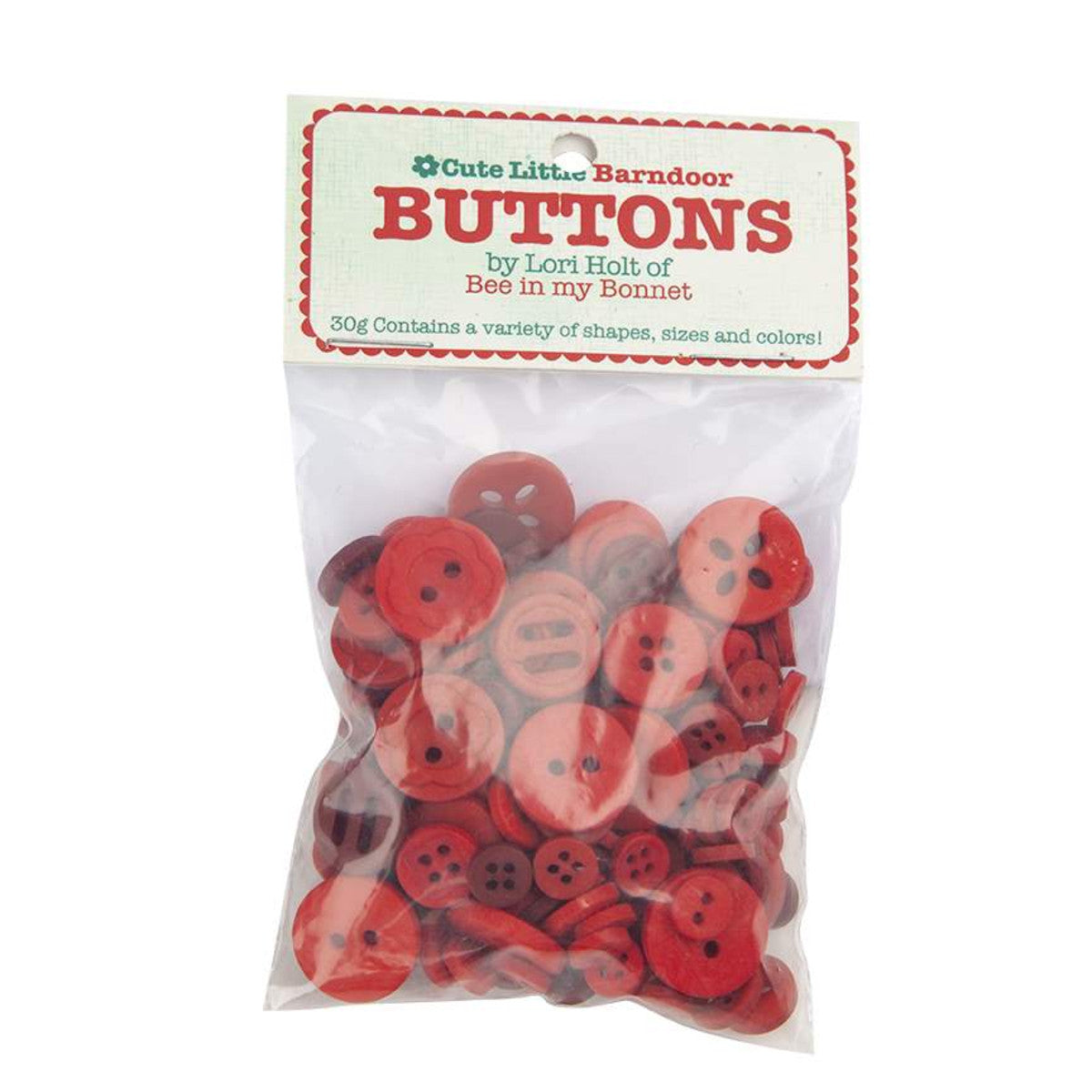 Buttons Galore Tiny Buttons Red