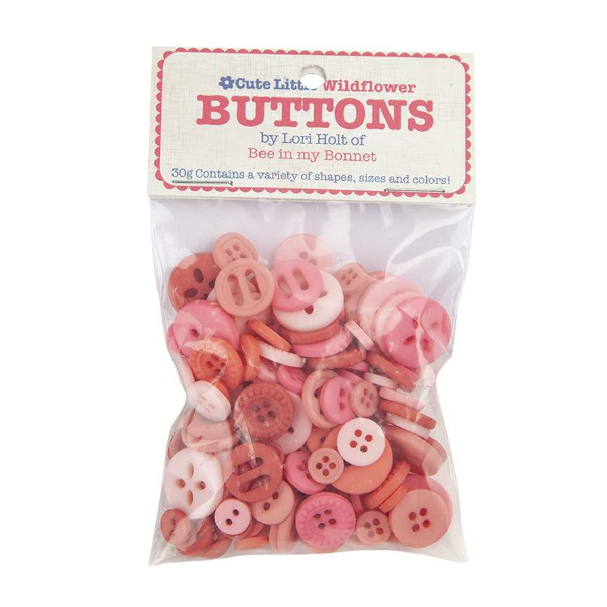 Buttons, Wildflower Cute Little Button Packet by Lori Holt