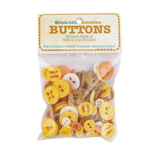 Buttons, Sunshine Cute Little Button Packet by Lori Holt