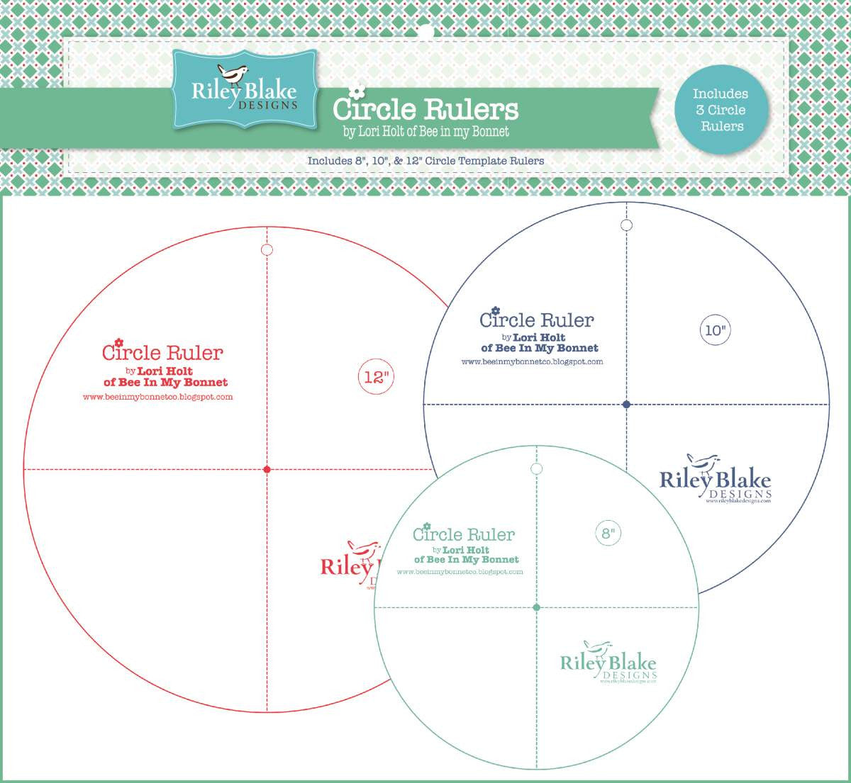 lori holt circle ruler cutting set