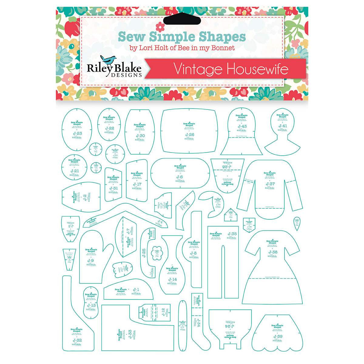 Sew Simple Shapes, VINTAGE HOUSEWIFE by Lori Holt of Bee in