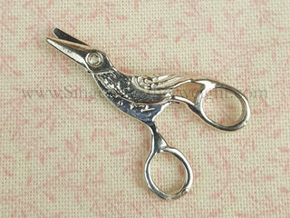 Load image into Gallery viewer, Jewelry, Embroidery Scissors Sterling Silver, CHARM