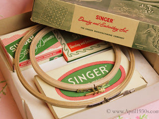 Load image into Gallery viewer, singer featherweight embroidery darning set
