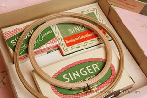 singer featherweight embroidery darning set