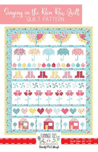 PATTERN, SINGING IN THE RAIN Quilt by Beverly McCullough of Flamingo Toes