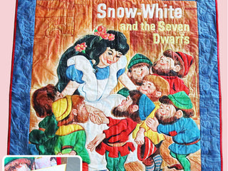 Load image into Gallery viewer, QUILT KIT, Quilt and a Story SNOW WHITE (Book Included)