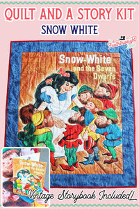 QUILT KIT, Quilt and a Story SNOW WHITE (Book Included)