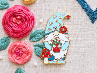 Load image into Gallery viewer, Needle Minder, SPRING GNOME by Flamingo Toes