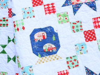 Load image into Gallery viewer, PATTERN, STARRY SNOW GLOBE Quilt by Beverly McCullough of Flamingo Toes