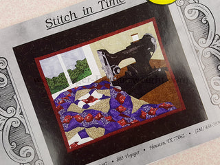 Load image into Gallery viewer, PATTERN, STITCH IN TIME Singer Featherweight Paper-Pieced Wall-Hanging