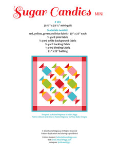 Pattern, Sugar Candies MINI Quilt by Ellis & Higgs (digital download)