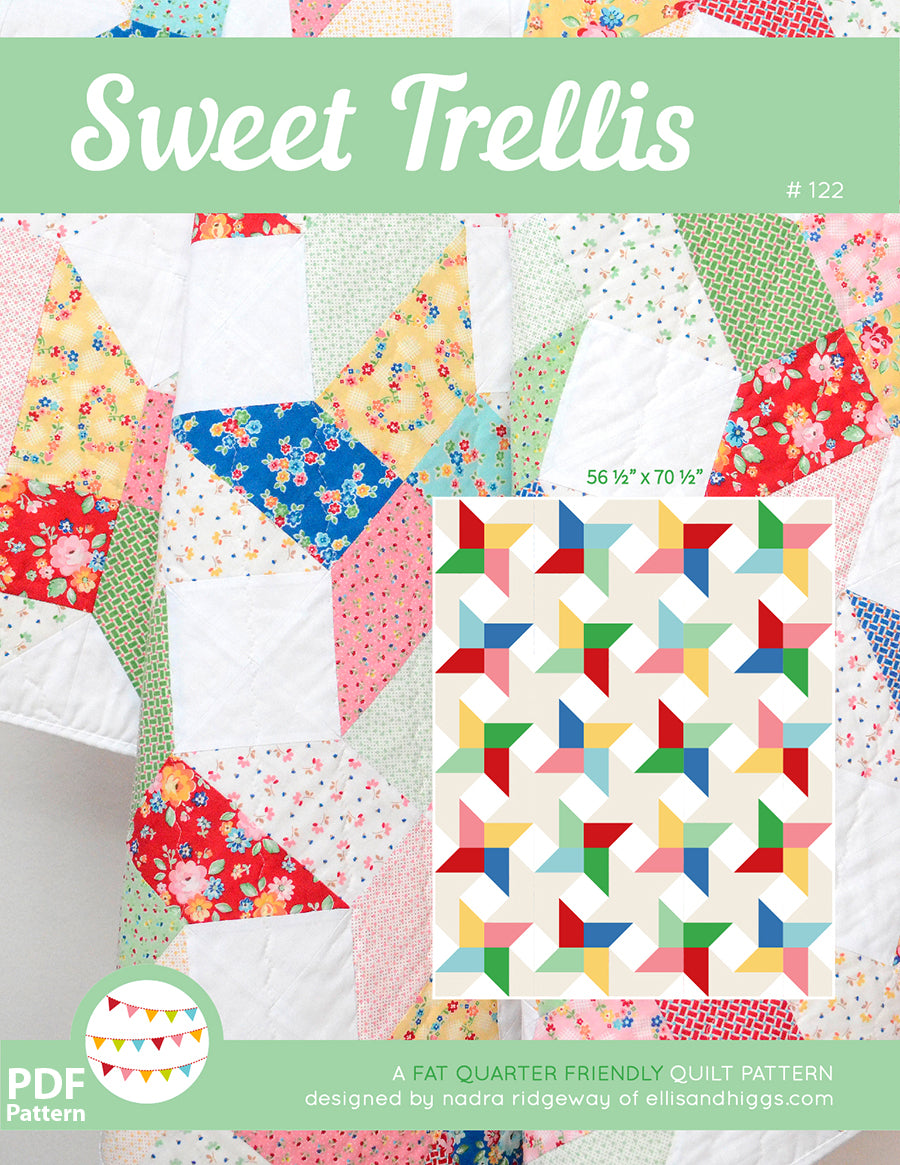 Pattern, Sweet Trellis Quilt by Ellis & Higgs (digital download) – The ...