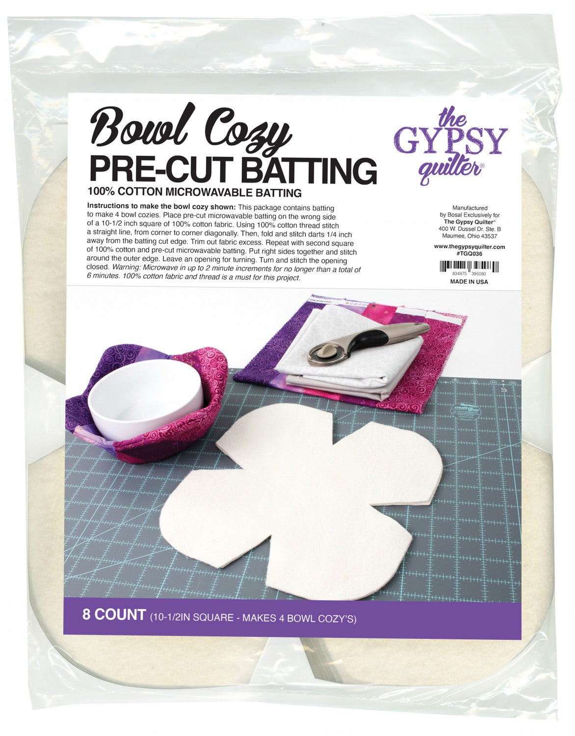 bowl cozy batting