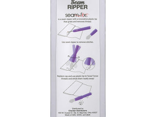 Load image into Gallery viewer, Seam Ripper,  Gypsy Quilter Seam Fix - PURPLE
