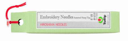 Tulip Embroidery Needles Assorted Sharp Tip Thin - #7, 8, 9, 10