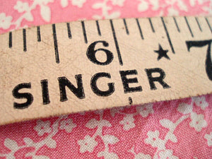 Cloth Measuring Tape Vintage Advertising Tape Measure Singer,  Hong  Kong