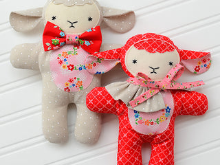 Load image into Gallery viewer, Pattern, Three Little Friends Toy Softies by Ellis &amp; Higgs (digital download)