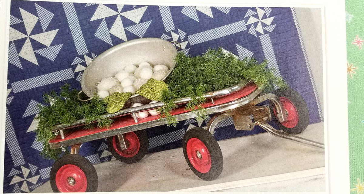 Quilt Kit, Vintage Cozy Christmas Fabric COLLECTION (Pattern BOOK Included)